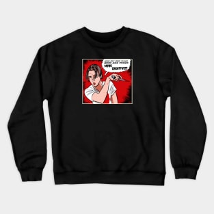 Billy Loomis Scream Movie Comic Adaption Panel Art Crewneck Sweatshirt